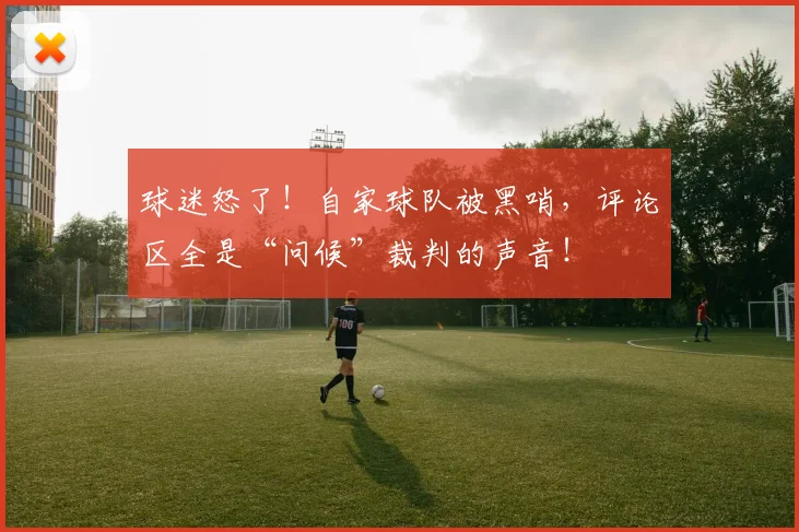 球迷怒了！自家球队被黑哨，评论区全是“问候”裁判的声音！